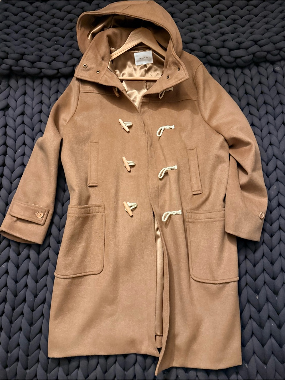 Emerson Fry Camille Coat - Camel Wool Cashmere